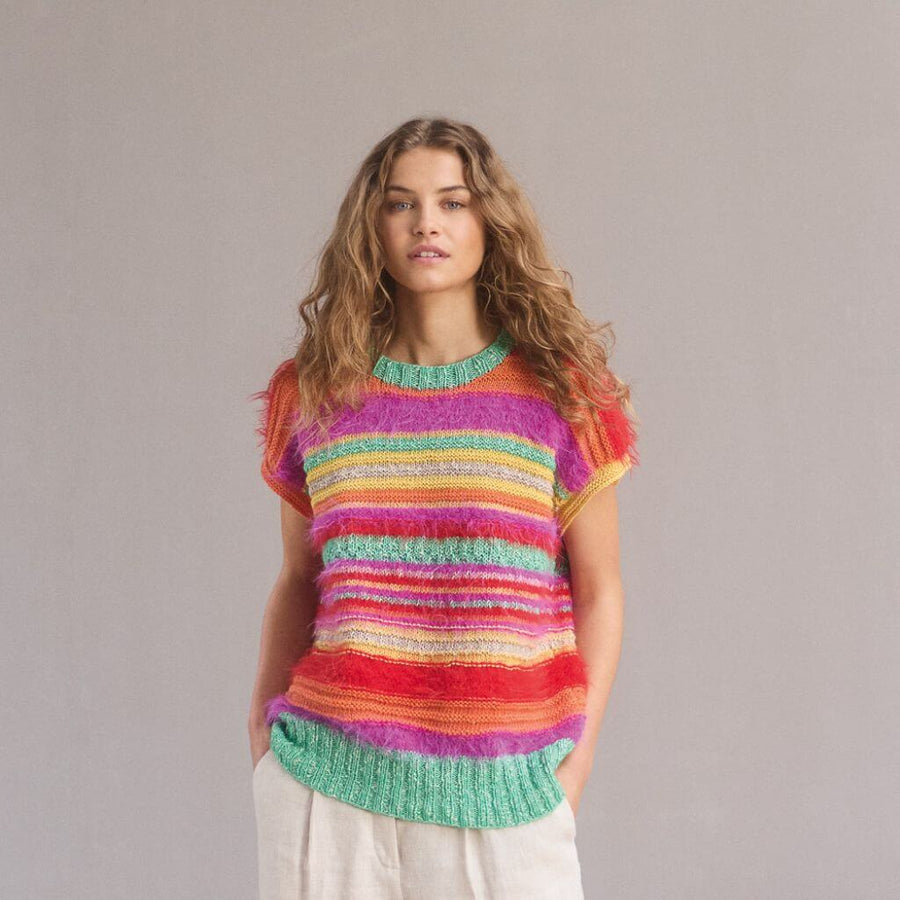 Lana Grossa Pattern Pullunder gestreift Strickanleitung - Lana Grossa (Heft) Lieblingsgarn