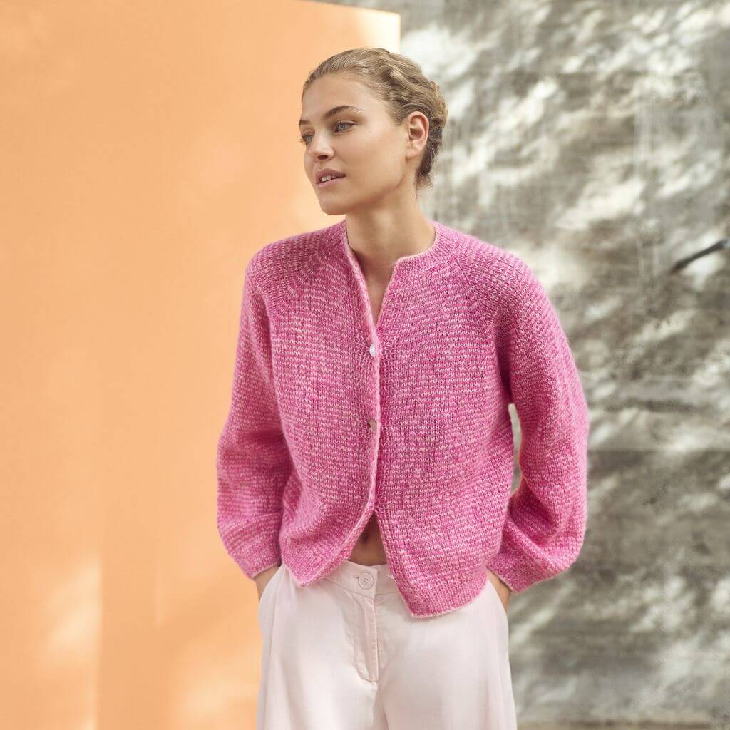 Lana Grossa Pattern Ringel-Jacke Strickanleitung - Lana Grossa (Heft) Lieblingsgarn