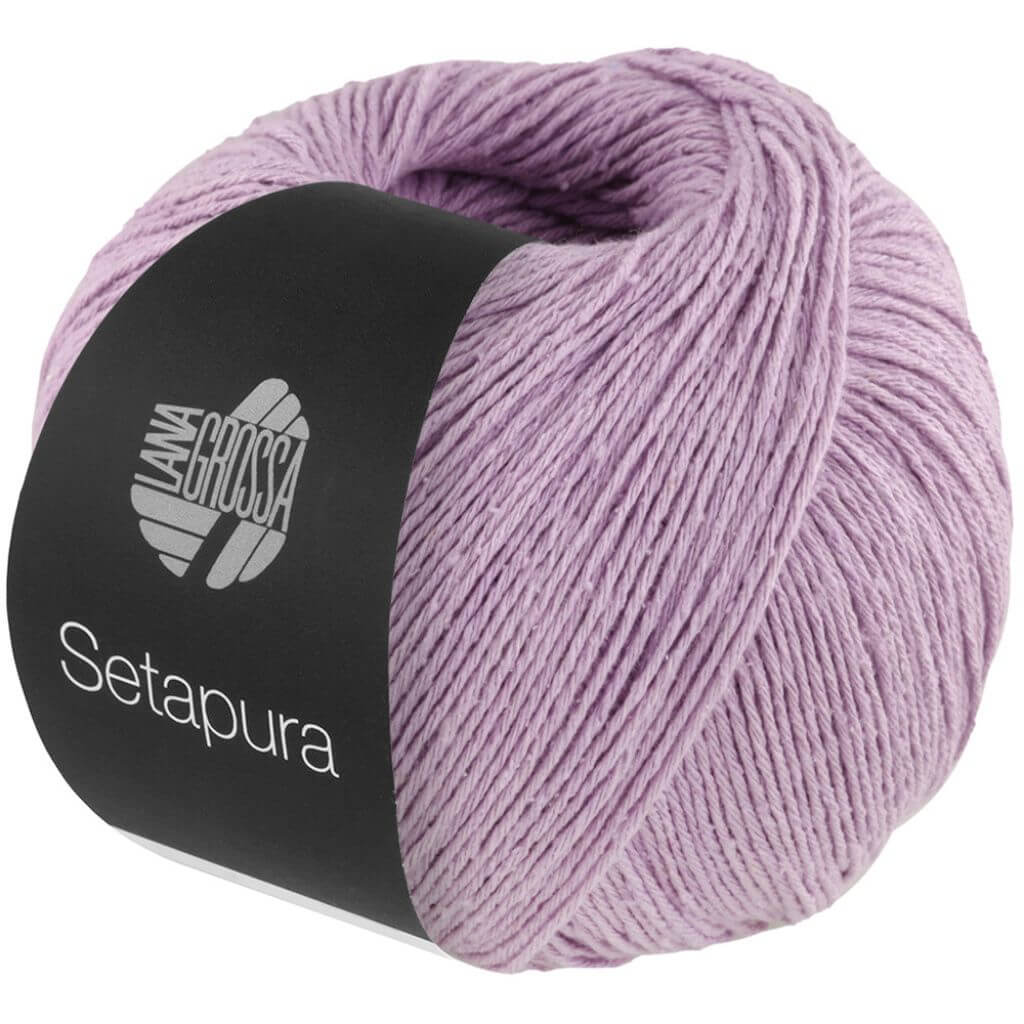 Lana Grossa 6 - Fliederlila Lana Grossa Setapura 50g Lieblingsgarn