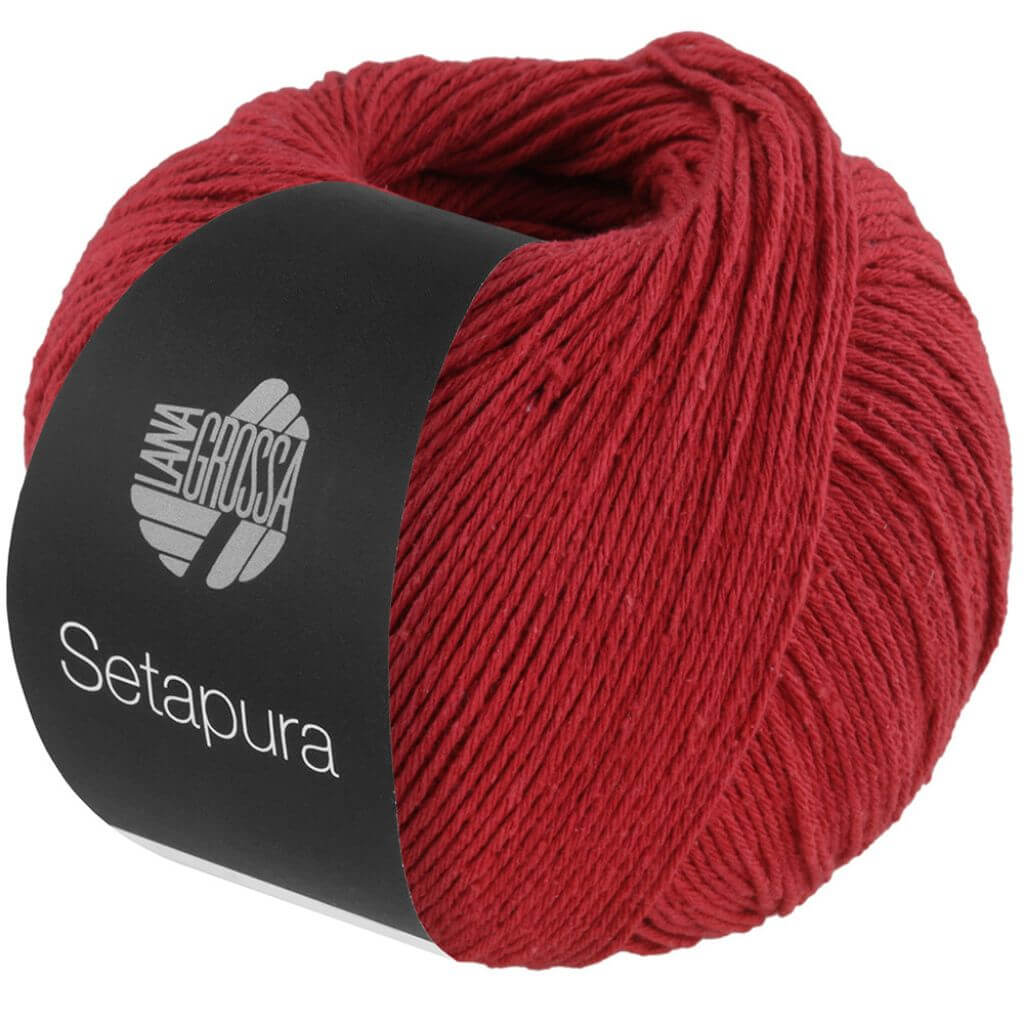 Lana Grossa 9 - Rot Lana Grossa Setapura 50g Lieblingsgarn