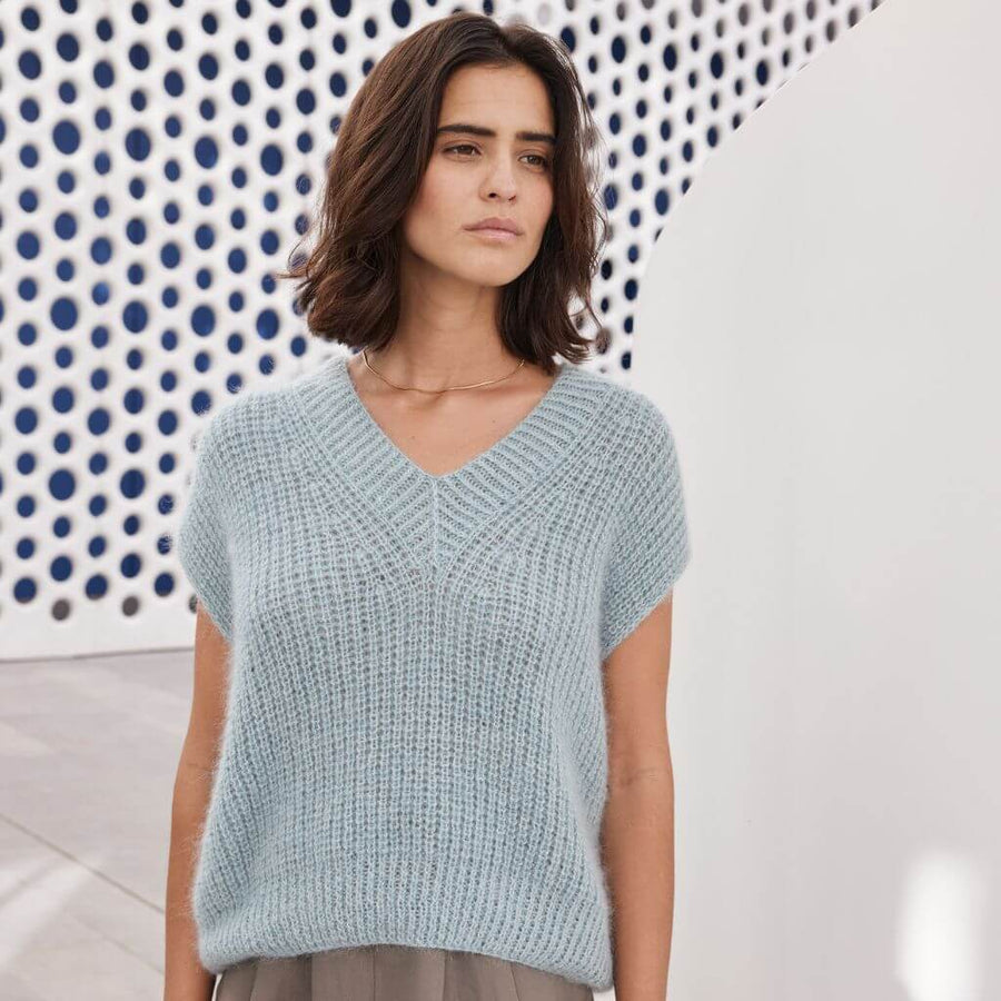 Lana Grossa Pattern Pullunder mit V-Ausschnitt Strickanleitung - Lana Grossa (PDF) Lieblingsgarn