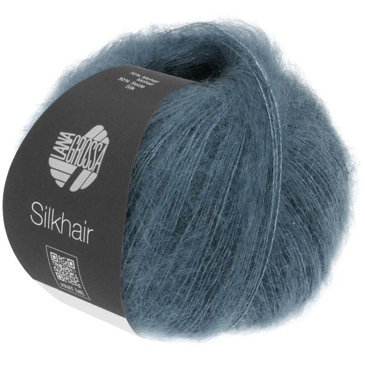 Lana Grossa 202 - Rauchblau Lana Grossa Silkhair 25g Lieblingsgarn
