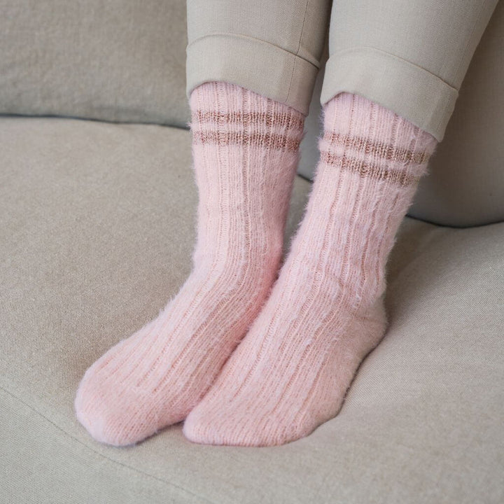 Lana Grossa Pattern Socken mit Glitzerstreifen Strickanleitung - Lana Grossa (Heft) Lieblingsgarn