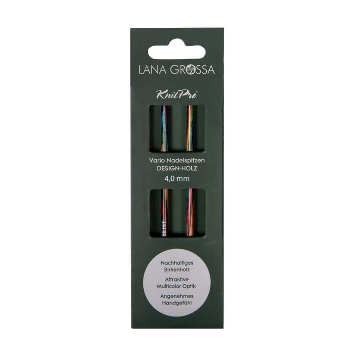 Lana Grossa Lana Grossa Vario Nadelspitzen Design Holz Multicolor Lieblingsgarn