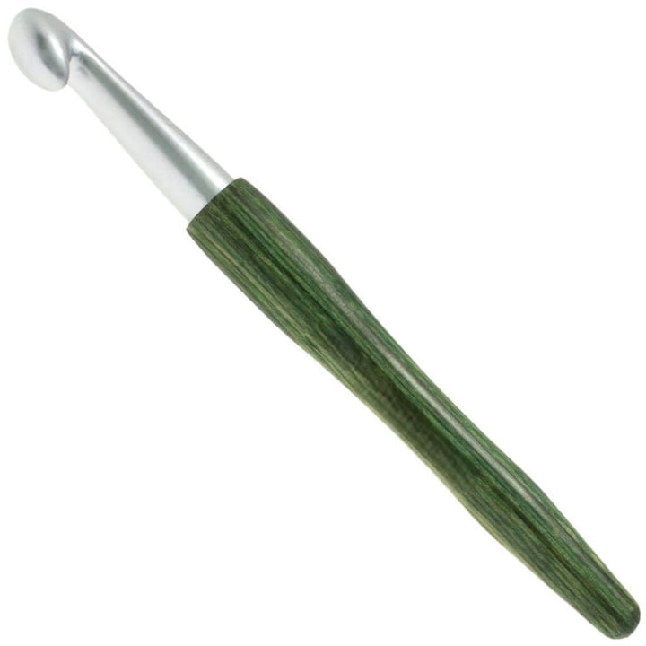 Lana Grossa 14 cm / 12,00 mm Lana Grossa Wollhäkelnadel mit Holz-Griff Lieblingsgarn
