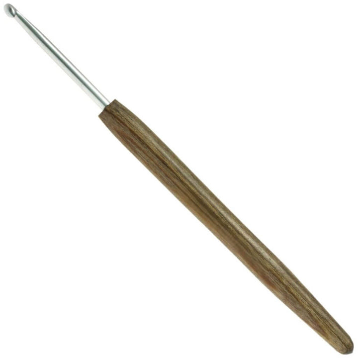 Lana Grossa 14 cm / 3,50 mm Lana Grossa Wollhäkelnadel mit Holz-Griff Lieblingsgarn