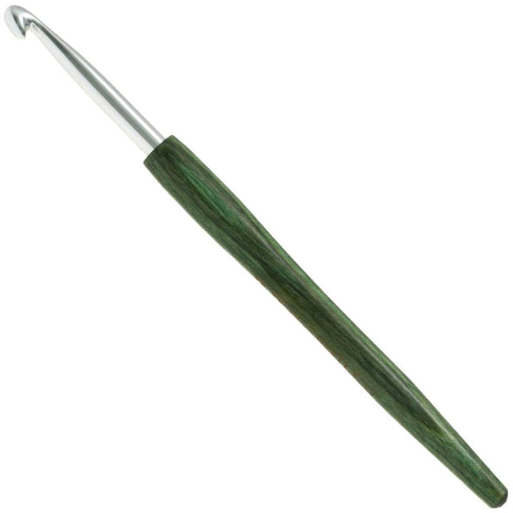 Lana Grossa 14 cm / 5,50 mm Lana Grossa Wollhäkelnadel mit Holz-Griff Lieblingsgarn