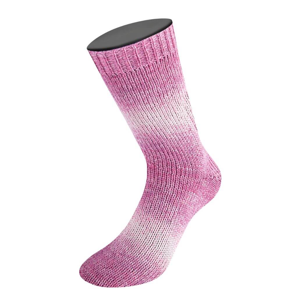 Lana Grossa 6002 - Veilchenfuchsia/-lila/Rosa Lana Grossa Woolycell Duo Lieblingsgarn