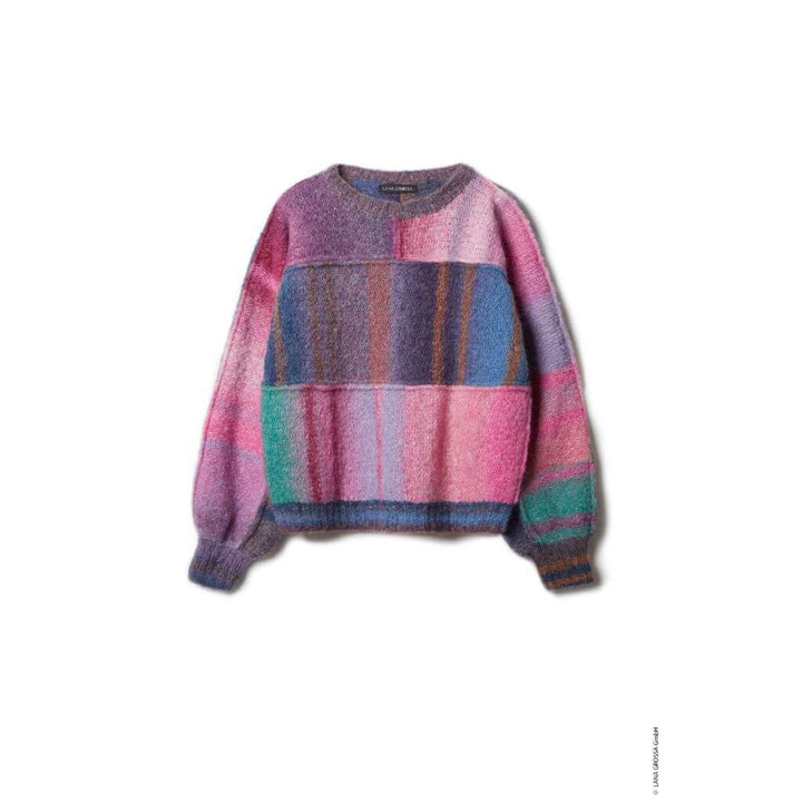 Lana Grossa Bunter Pullover Strickanleitung - Lana Grossa (Heft) Lieblingsgarn