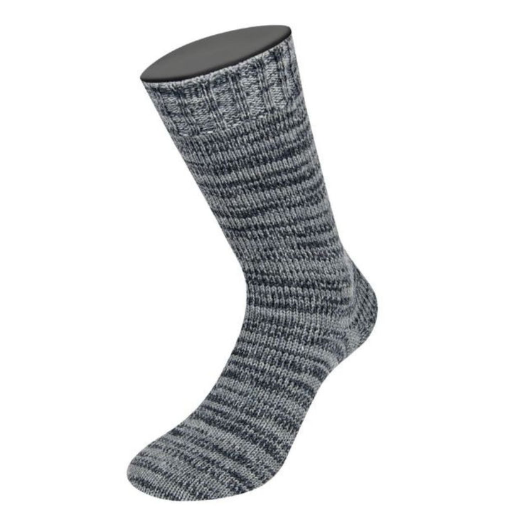 Lana Grossa 4662 - Mittel-/Maus-/Dunkelgrau Lana Grossa Meilenweit 100 Denim Mix Lieblingsgarn