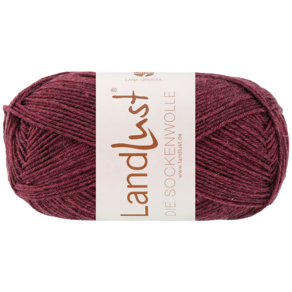 Lana Grossa 1602 - Weinrot Meliert Lana Grossa Landlust die Sockenwolle Mélange Lieblingsgarn
