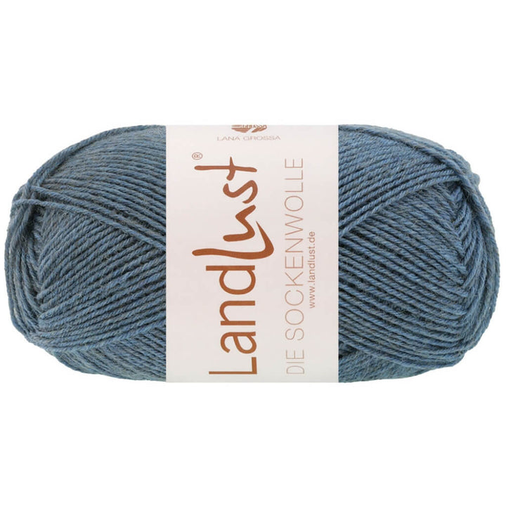 Lana Grossa 1604 - Jeansblau Meliert Lana Grossa Landlust die Sockenwolle Mélange Lieblingsgarn