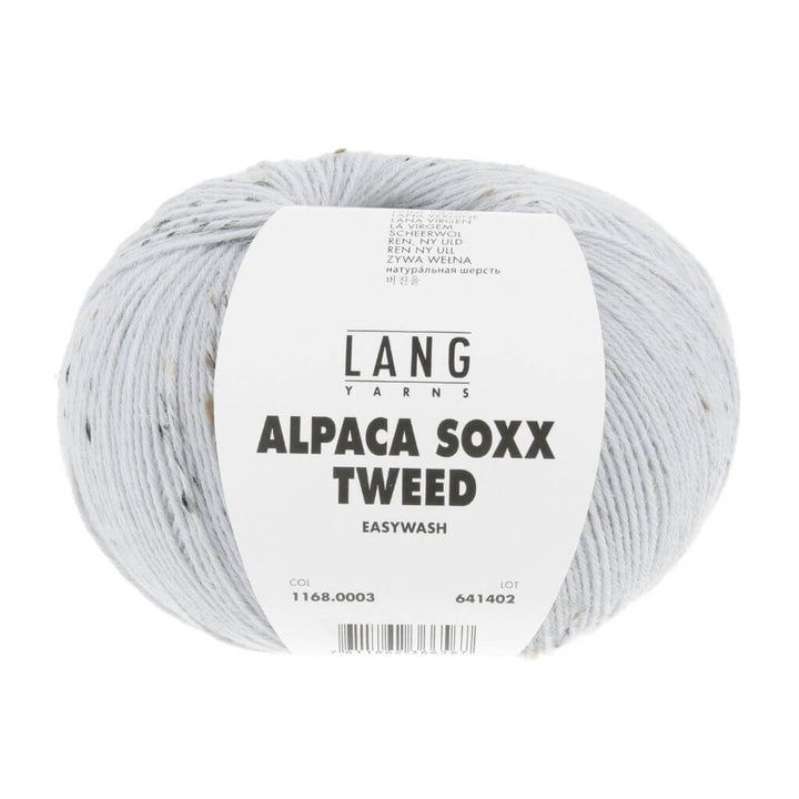 Lang Yarns 003 - Hellgrau Lang Yarns Alpaca Soxx Tweed Lieblingsgarn