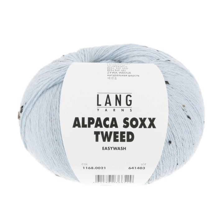 Lang Yarns 021 - Hellblau Lang Yarns Alpaca Soxx Tweed Lieblingsgarn