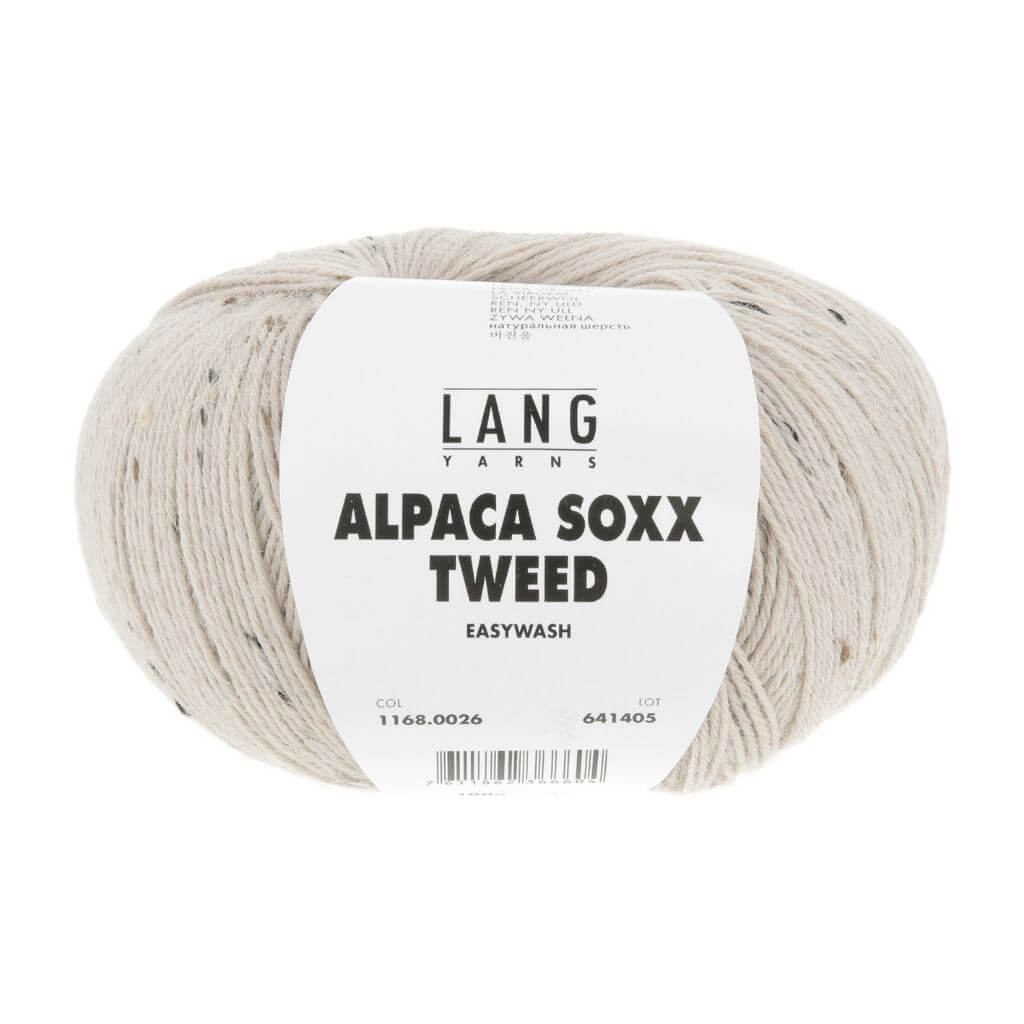 Lang Yarns 026 - Sand Lang Yarns Alpaca Soxx Tweed Lieblingsgarn