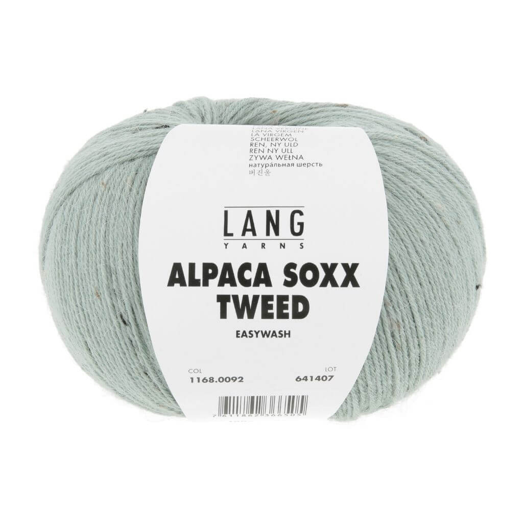 Lang Yarns 092 - Salbei Lang Yarns Alpaca Soxx Tweed Lieblingsgarn