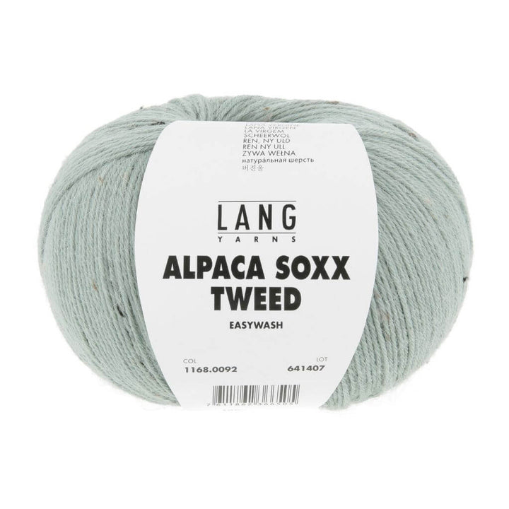 Lang Yarns 092 - Salbei Lang Yarns Alpaca Soxx Tweed Lieblingsgarn