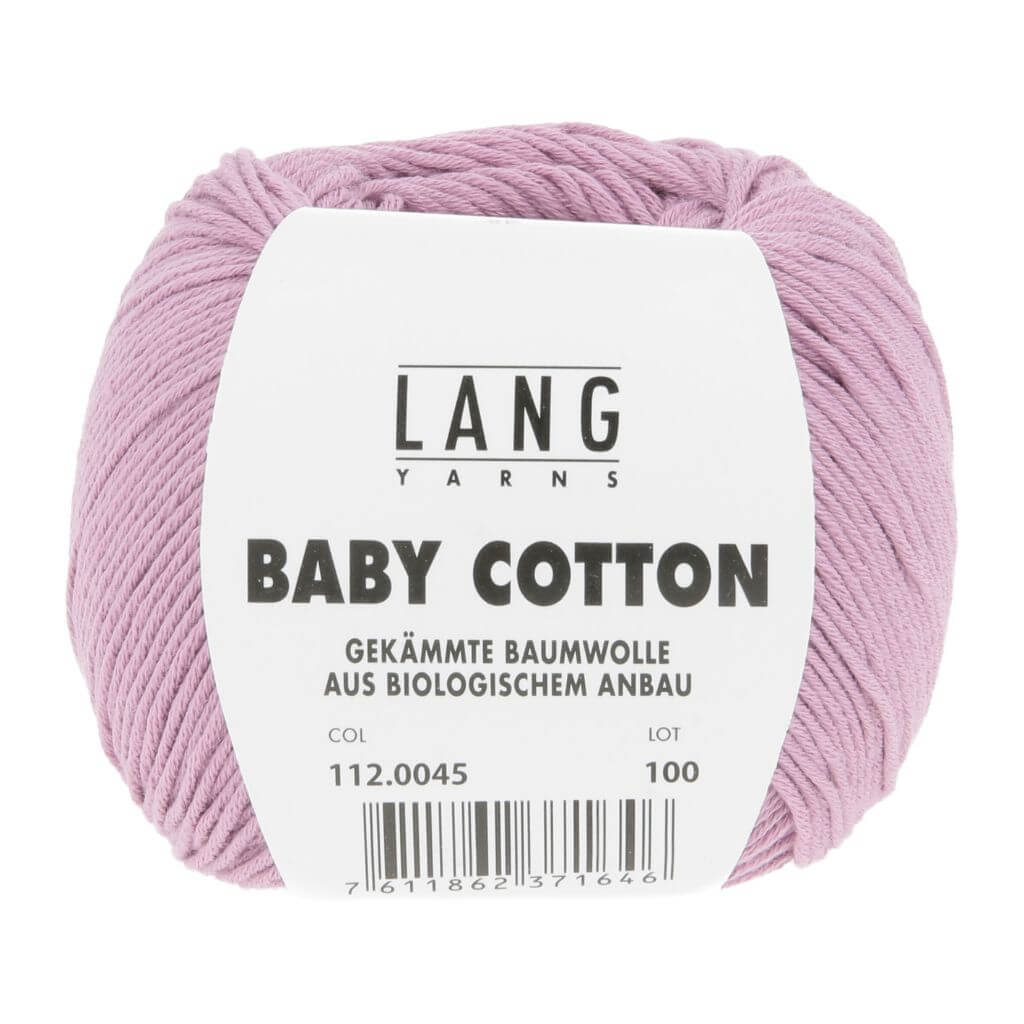 Lang Yarns 045 - Mauve Lang Yarns Baby Cotton 50g Lieblingsgarn
