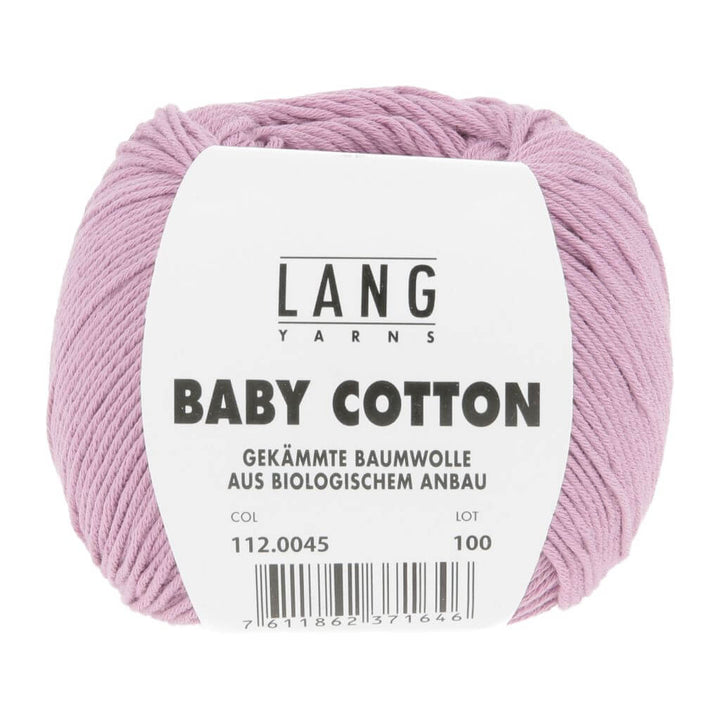 Lang Yarns 045 - Mauve Lang Yarns Baby Cotton 50g Lieblingsgarn