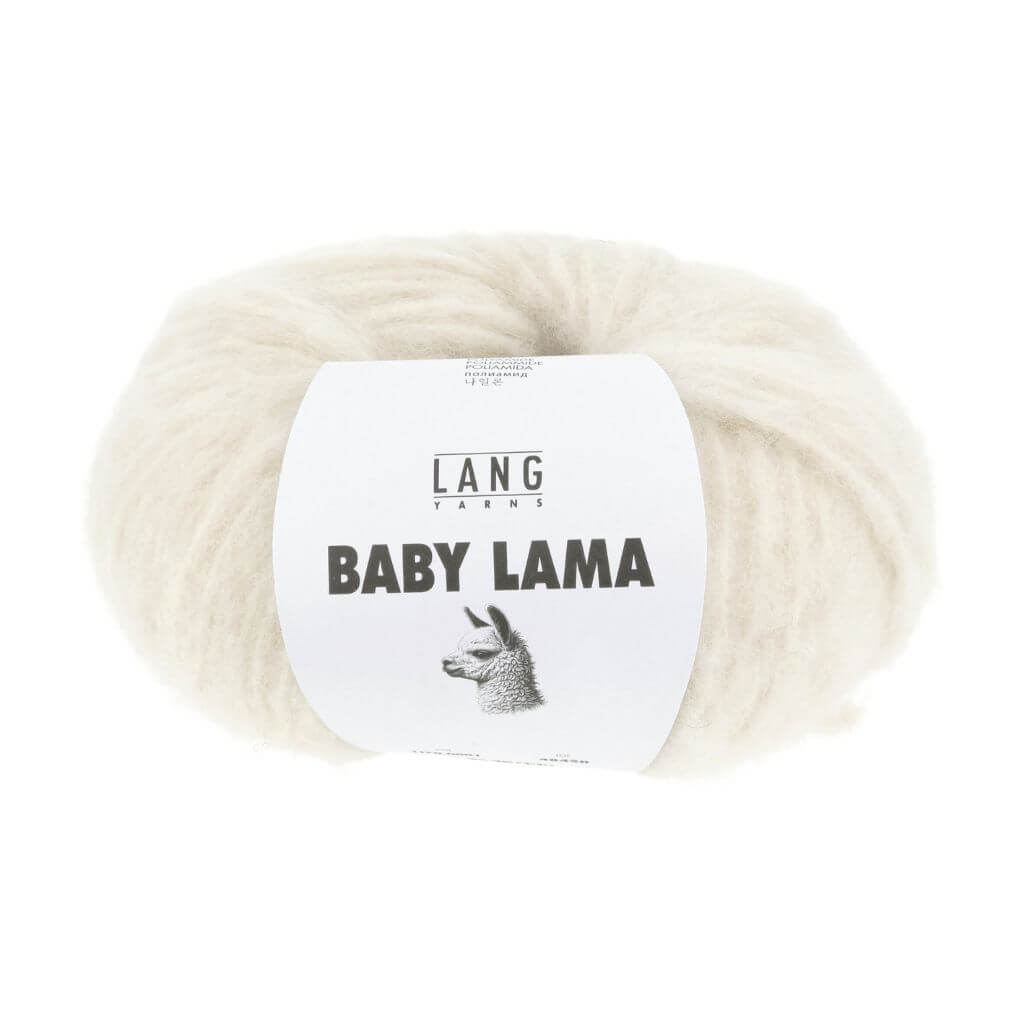 Lang Yarns 001 - Weiss Lang Yarns Baby Lama Lieblingsgarn