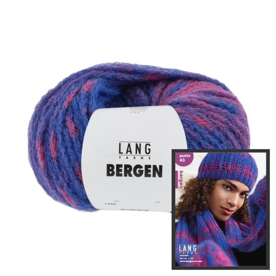 Lang Yarns Lang Yarns Bergen inkl. Anleitungsheft Punto 43 Lieblingsgarn