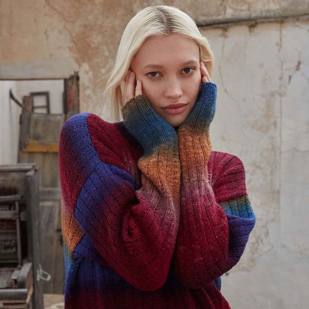 Lang Yarns Bunter Sweater Strickanleitung - Lang Yarns (Heft) Lieblingsgarn