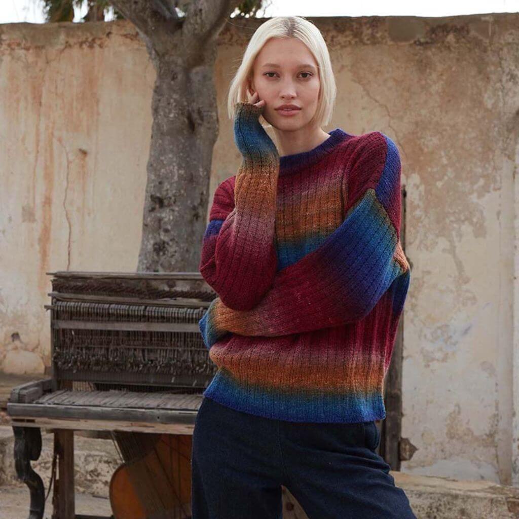 Lang Yarns Bunter Sweater Strickanleitung - Lang Yarns (Heft) Lieblingsgarn