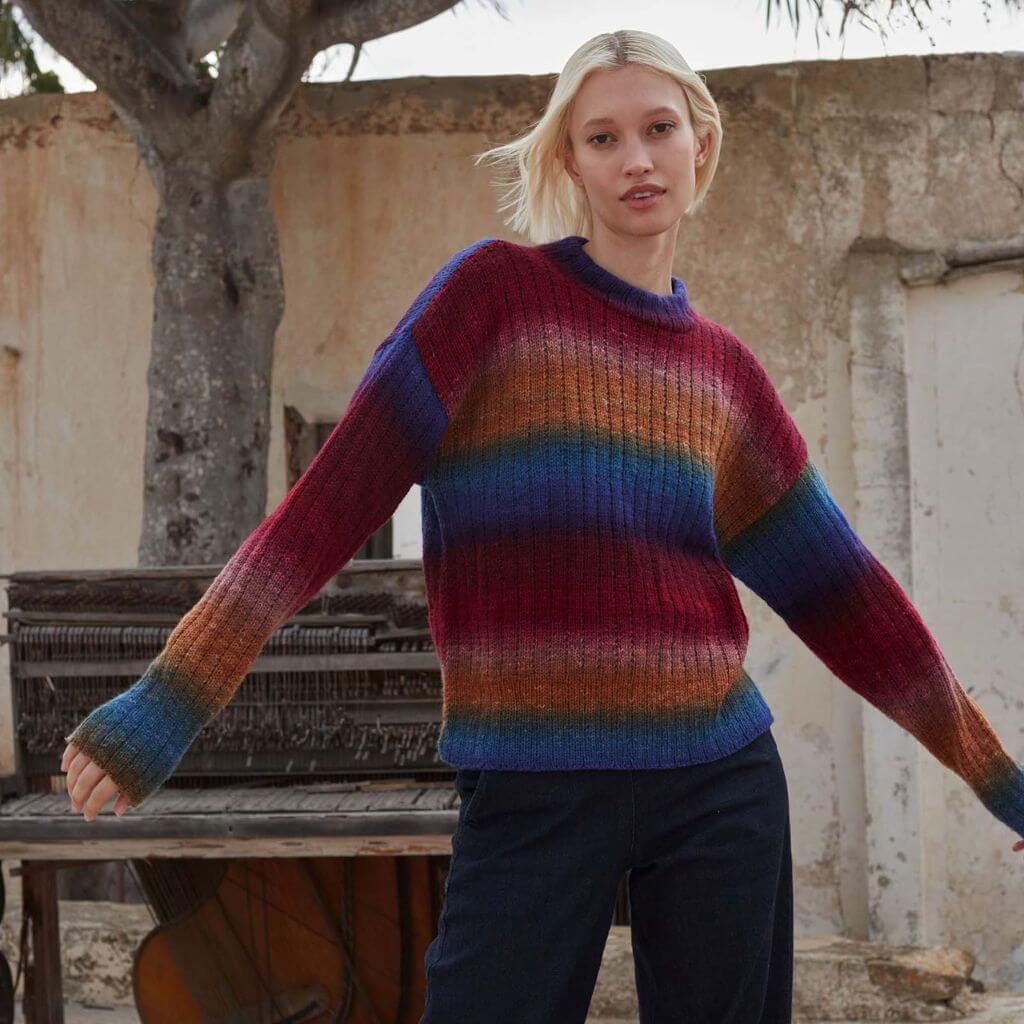Lang Yarns Bunter Sweater Strickanleitung - Lang Yarns (Heft) Lieblingsgarn