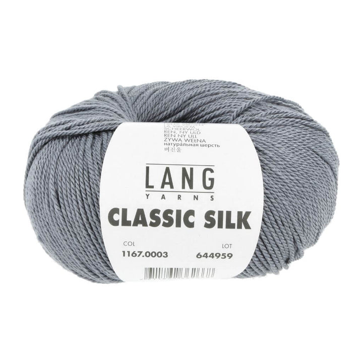 Lang Yarns 003 - Hellgrau Lang Yarn Classic Silk Lieblingsgarn