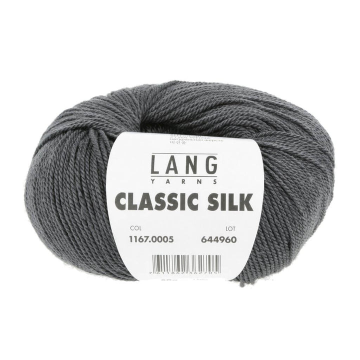 Lang Yarns 005 - Dunkelgrau Lang Yarn Classic Silk Lieblingsgarn