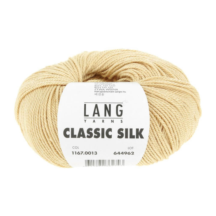 Lang Yarns 013 - Hellgelb Lang Yarn Classic Silk Lieblingsgarn