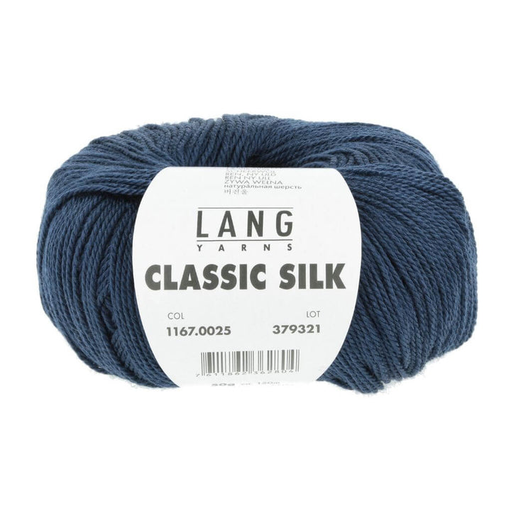 Lang Yarns 025 - Navy Lang Yarn Classic Silk Lieblingsgarn