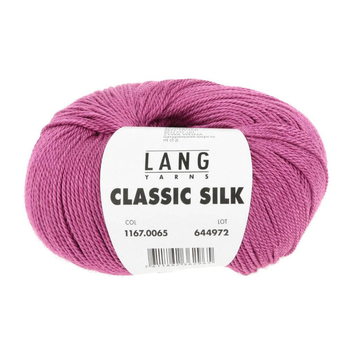 Lang Yarns 065 - Pink Lang Yarn Classic Silk Lieblingsgarn