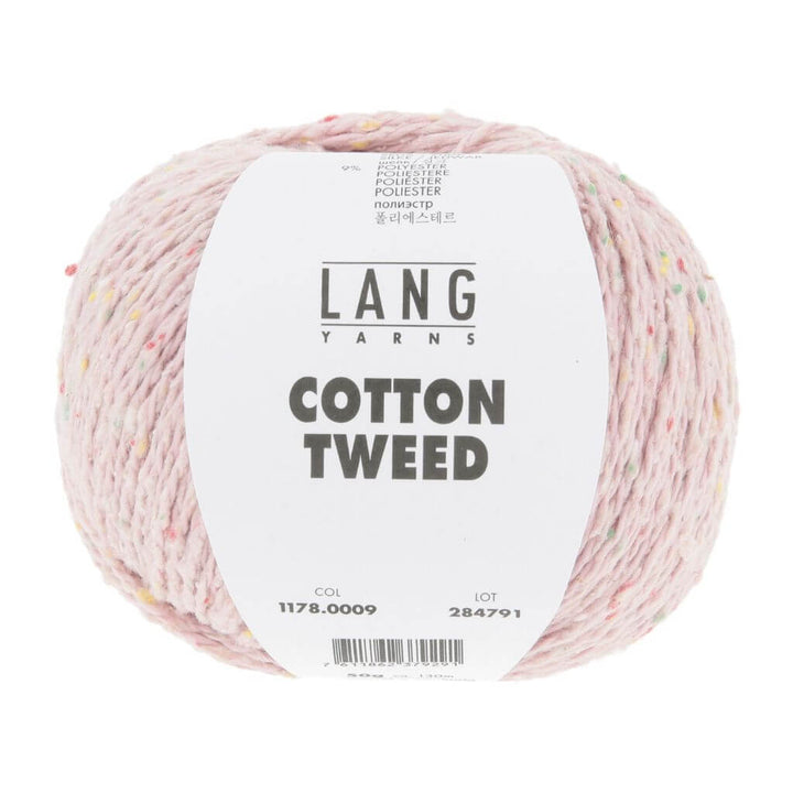 Lang Yarns 009 - Rosa Lang Yarns Cotton Tweed Lieblingsgarn
