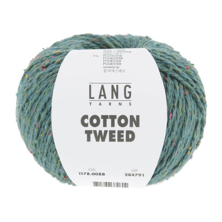 Lang Yarns 088 - Petrol Lang Yarns Cotton Tweed Lieblingsgarn