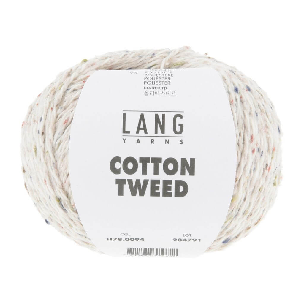 Lang Yarns 094 - Offwhite Lang Yarns Cotton Tweed Lieblingsgarn
