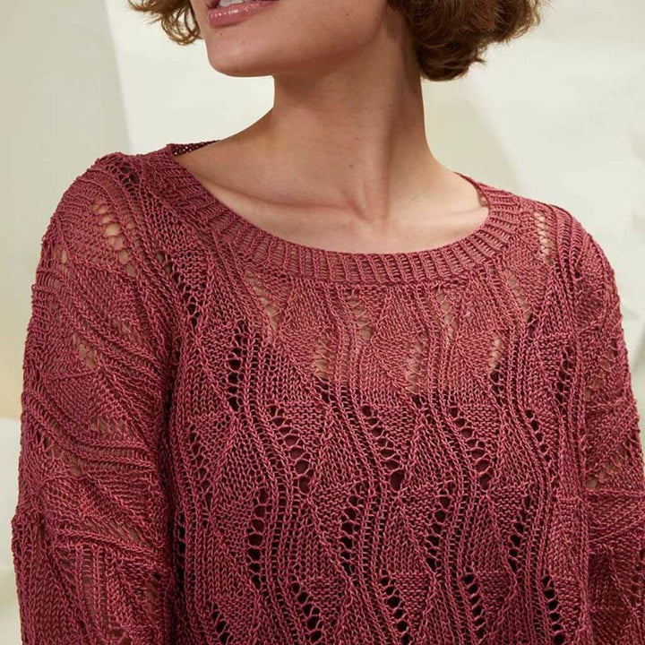 Lang Yarns Pattern Damen Pullover mit Muster Strickanleitung - Lang Yarns (PDF) Lieblingsgarn