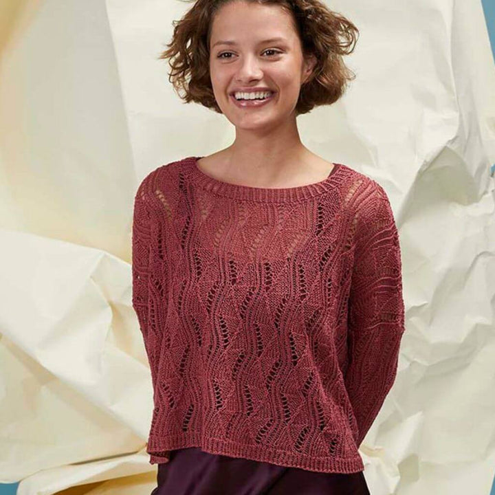 Lang Yarns Pattern Damen Pullover mit Muster Strickanleitung - Lang Yarns (PDF) Lieblingsgarn