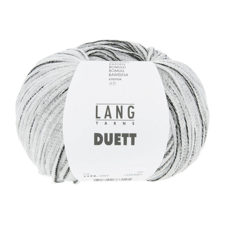 Lang Yarns 002 - Weiss/Schwarz Lang Yarns Duett 50g Lieblingsgarn