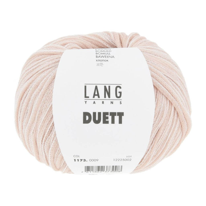 Lang Yarns 009 - Rosa/Weiss Lang Yarns Duett 50g Lieblingsgarn