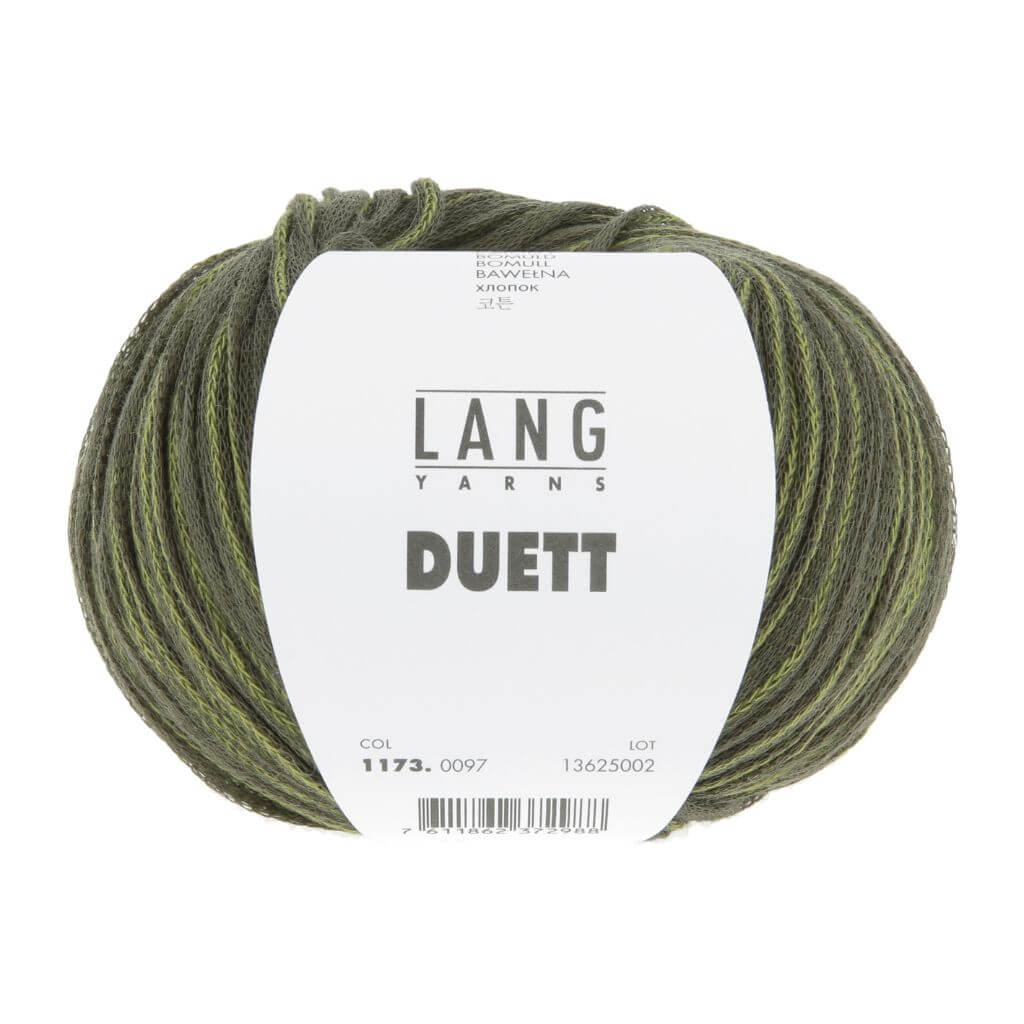 Lang Yarns 097 - Olive Dunkel/Olive Hell Lang Yarns Duett 50g Lieblingsgarn