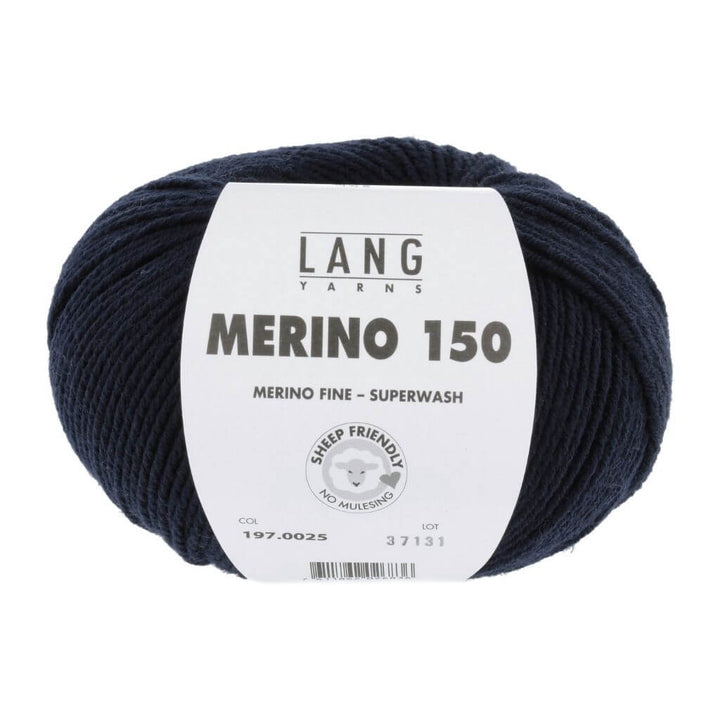 Lang Yarns Navy Lang Yarns Merino 150 Lieblingsgarn