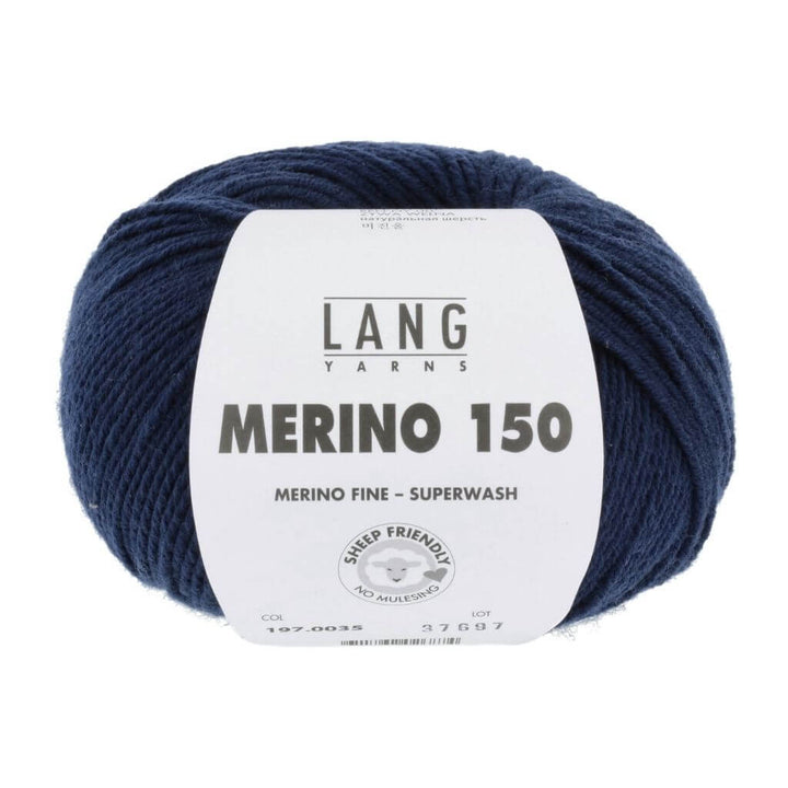 Lang Yarns Marine Lang Yarns Merino 150 Lieblingsgarn