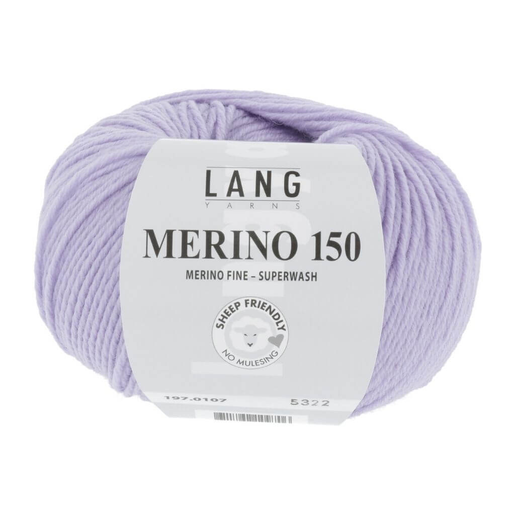 Lang Yarns Lila Hell Lang Yarns Merino 150 Lieblingsgarn