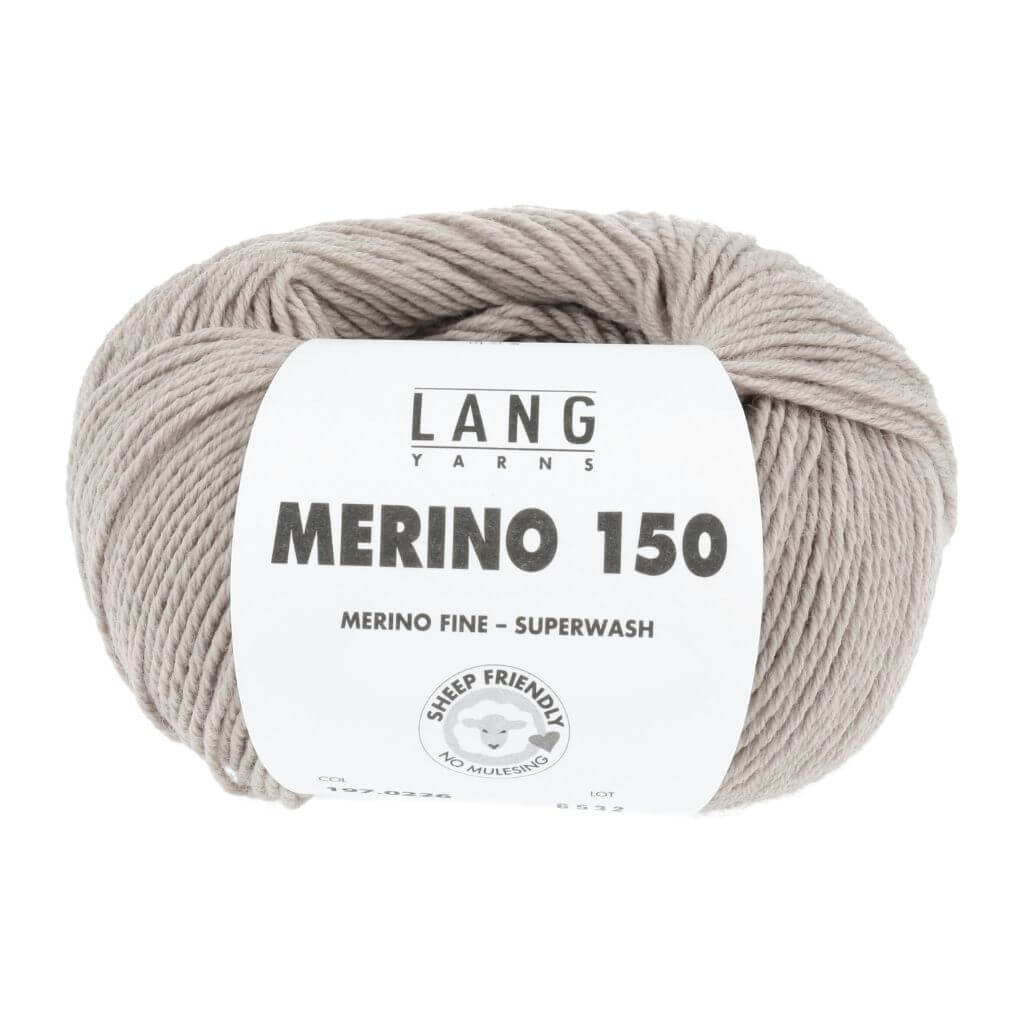 Lang Yarns Beige Mélange Lang Yarns Merino 150 Lieblingsgarn