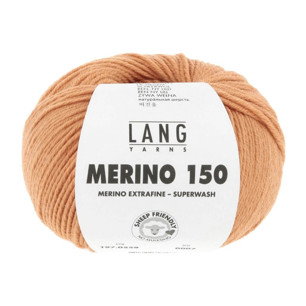 Lang Yarns 559 - Tangerine Lang Yarns Merino 150 Lieblingsgarn