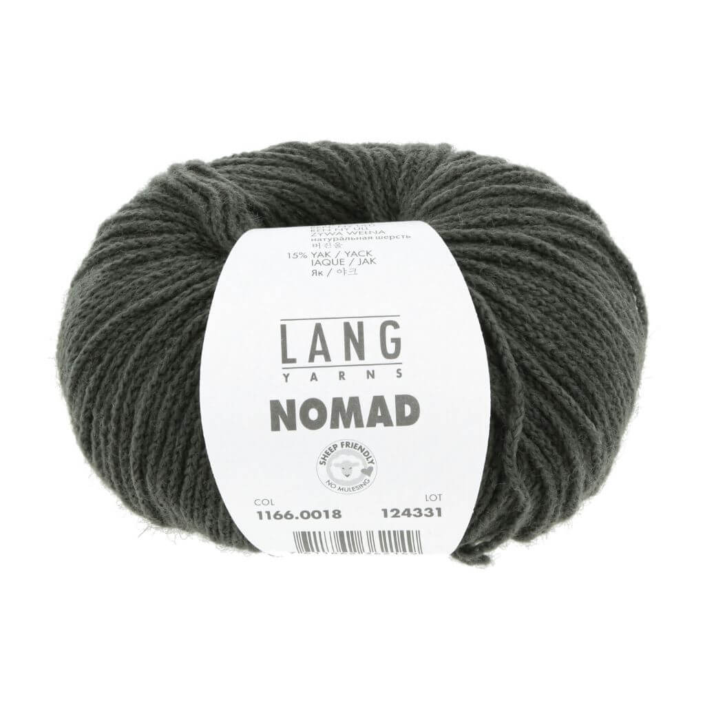 Lang Yarns 018 - Dunkelgrün Lang Yarns Nomad - 25g Lieblingsgarn