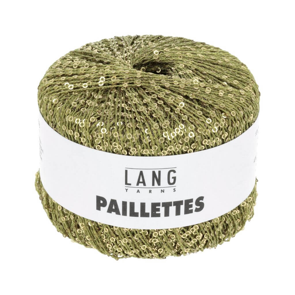 Lang Yarns Kiwi/Gold Lang Yarns Paillettes Lieblingsgarn