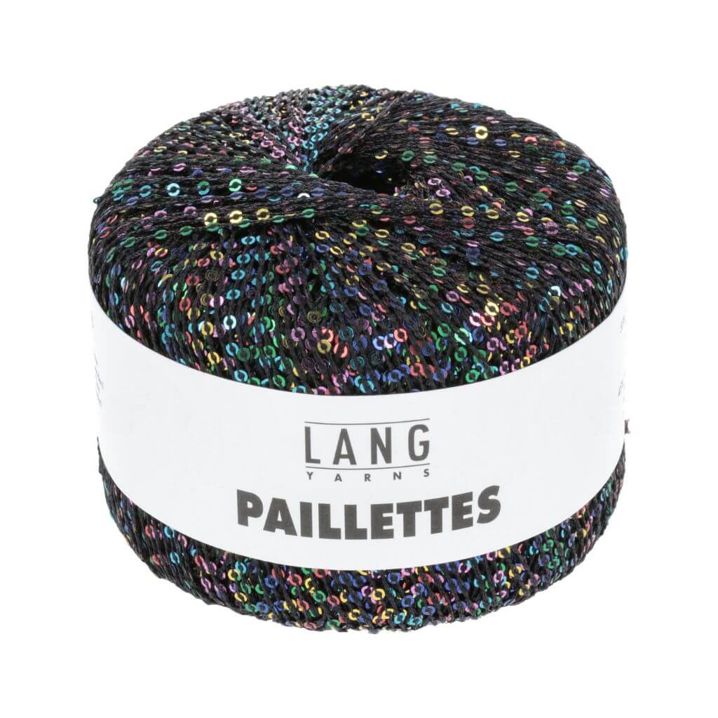 Lang Yarns Schwarz/Bunt Lang Yarns Paillettes Lieblingsgarn