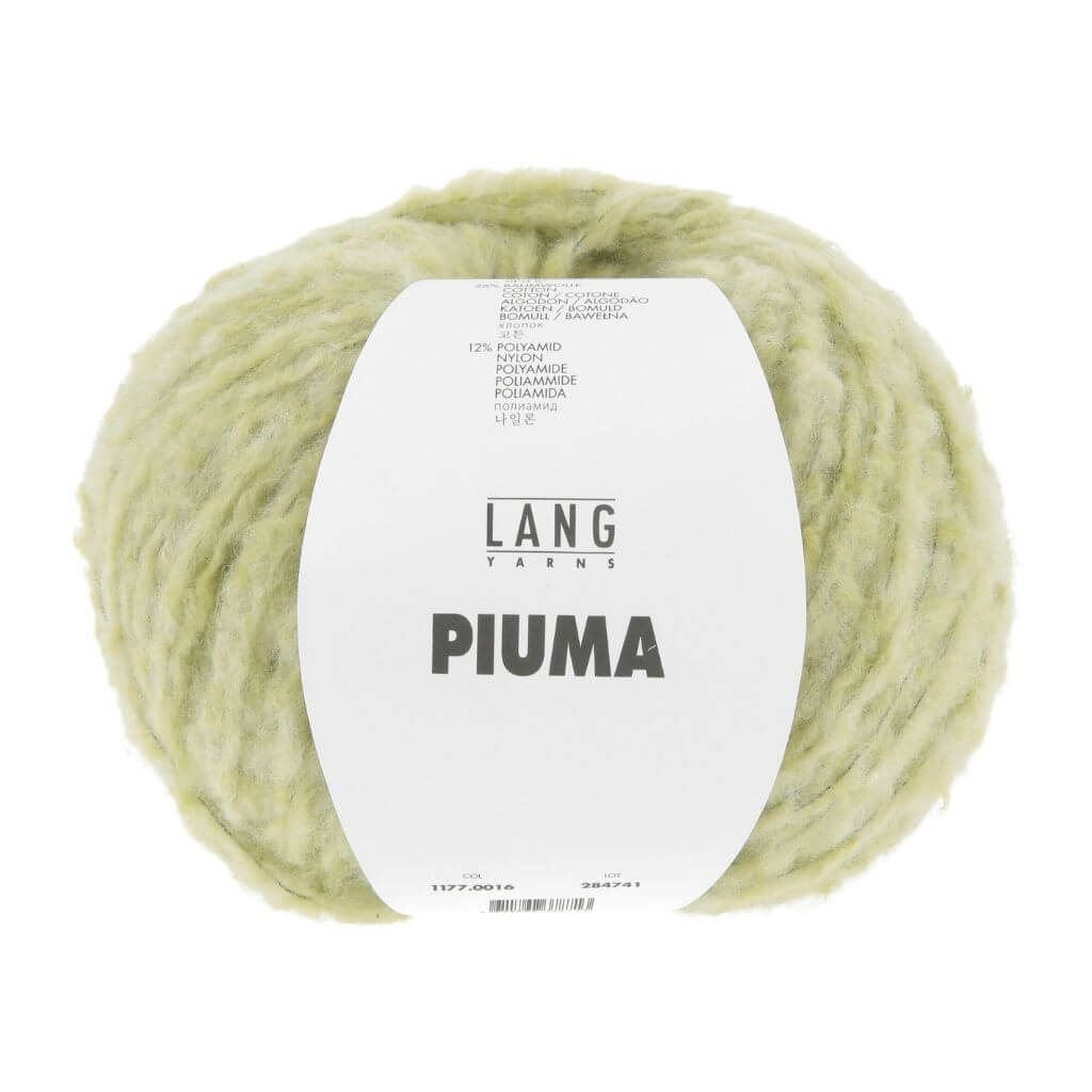 Lang Yarns 016 - Hellgrün Lang Yarns Piuma 50g Lieblingsgarn